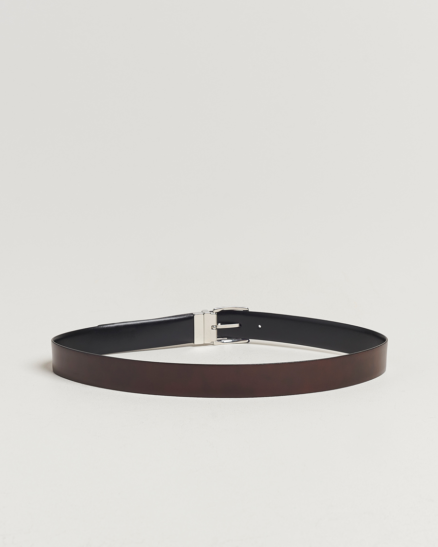 Herren | Anderson's Reversible Leather Belt 3,5 cm Black/Brown | Anderson's | Reversible Leather Belt 3,5 cm Black/Brown