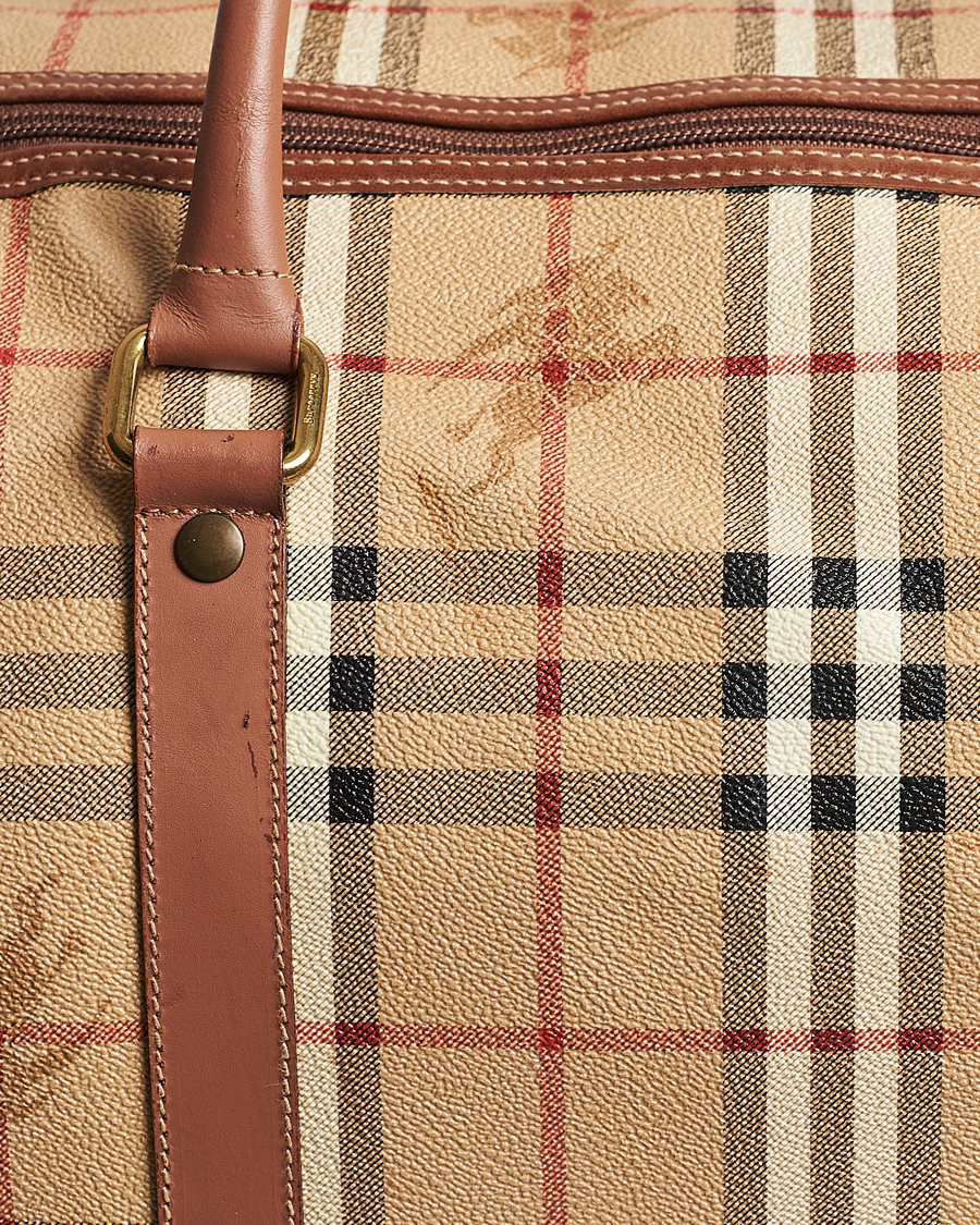Herren | Burberry Pre-Owned Duffle Bag Haymarket Check | Burberry Pre-Owned | Duffle Bag Haymarket Check