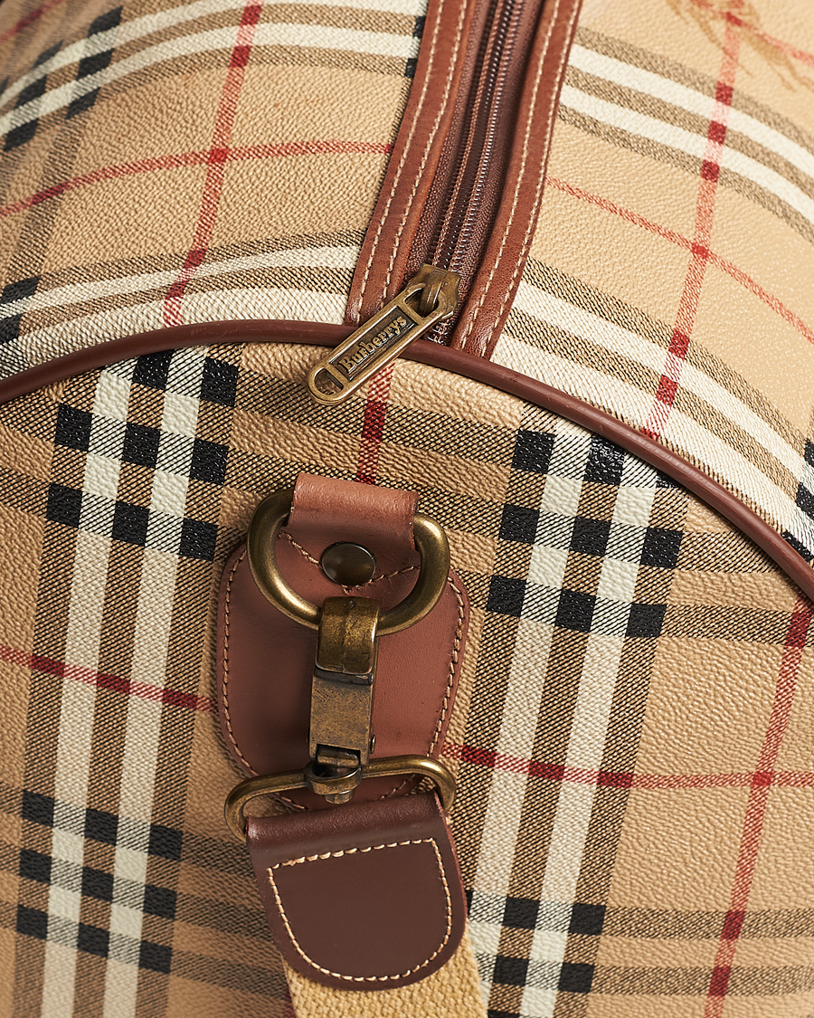 Herren | Burberry Pre-Owned Duffle Bag Haymarket Check | Burberry Pre-Owned | Duffle Bag Haymarket Check