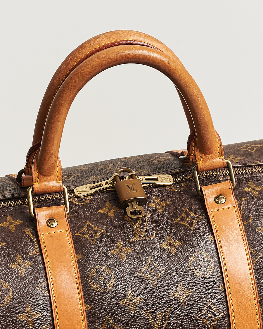 Herren | Louis Vuitton Pre-Owned Keepall 55 Bag Monogram | Louis Vuitton Pre-Owned | Keepall 55 Bag Monogram