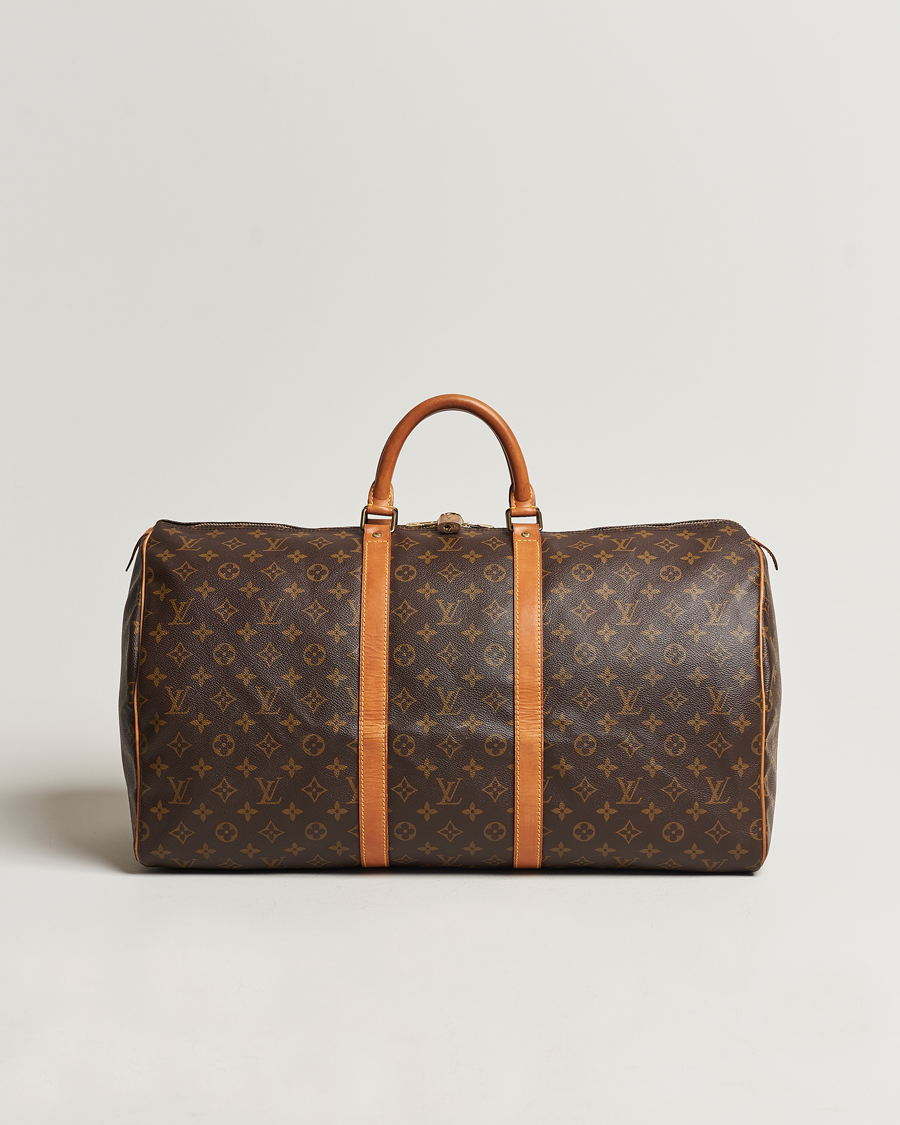 Herren | Louis Vuitton Pre-Owned Keepall 55 Bag Monogram | Louis Vuitton Pre-Owned | Keepall 55 Bag Monogram