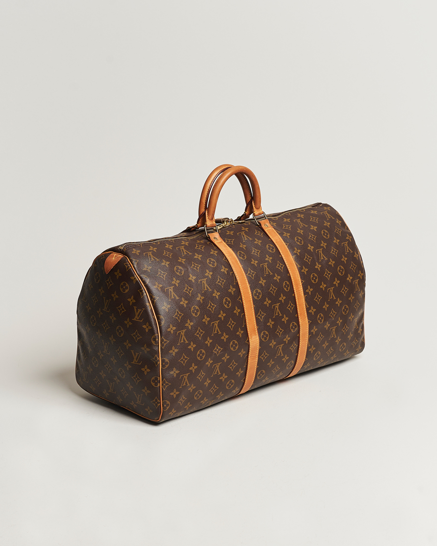 Herren | Louis Vuitton Pre-Owned Keepall 55 Bag Monogram | Louis Vuitton Pre-Owned | Keepall 55 Bag Monogram