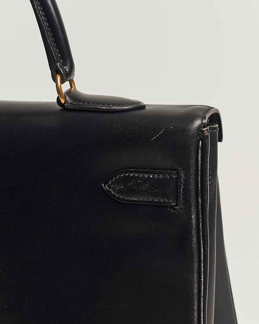 Herren | Hermès Pre-Owned Kelly 35 Handbag Black | Hermès Pre-Owned | Kelly 35 Handbag Black