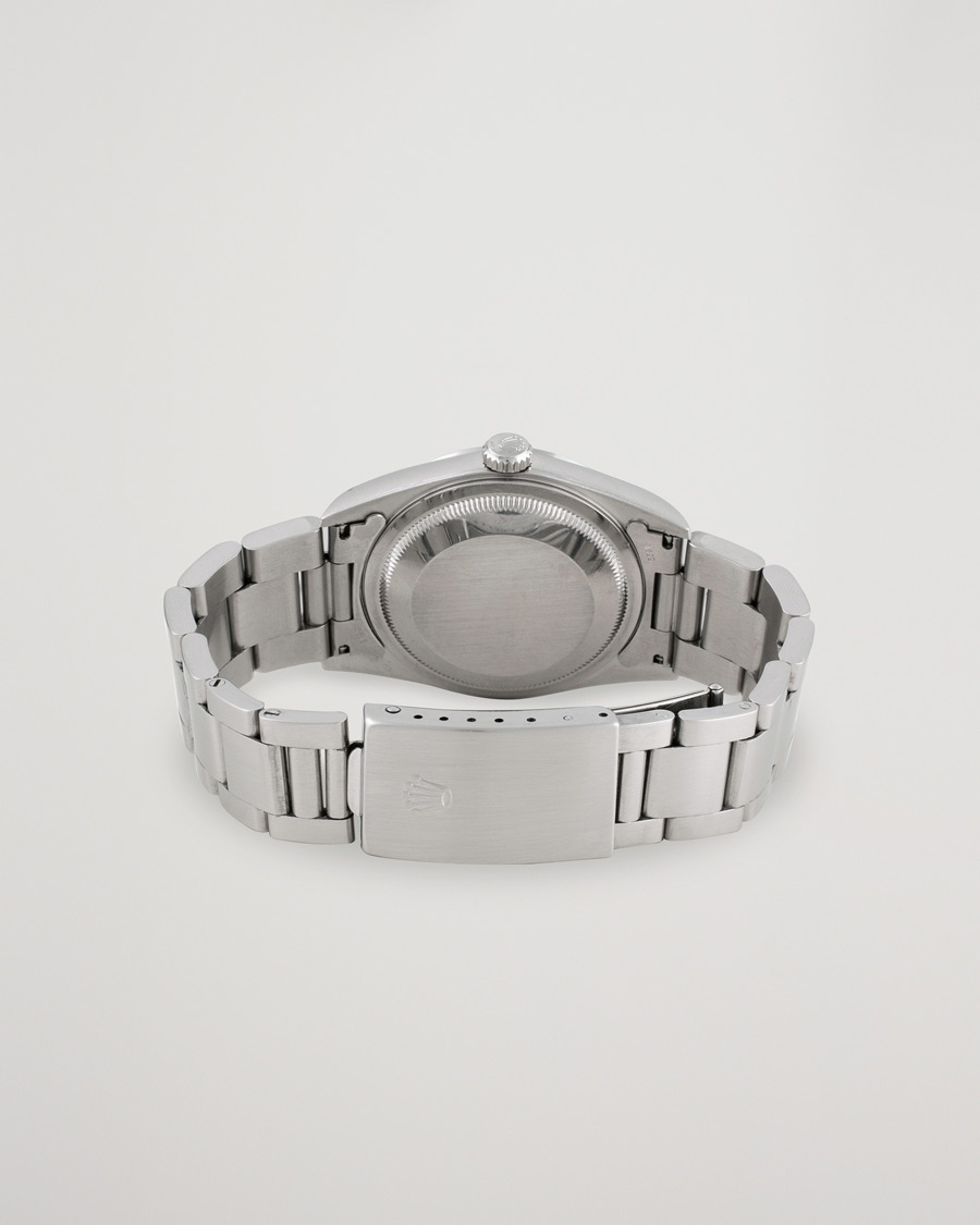 Herren | Rolex Pre-Owned Datejust 16200 Oyster Perpetual Steel White Silver | Rolex Pre-Owned | Datejust 16200 Oyster Perpetual Steel White Silver