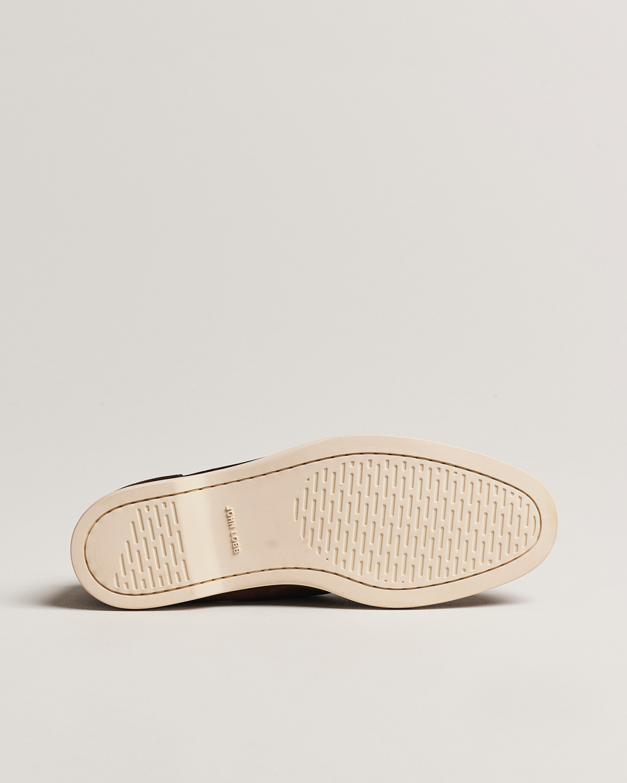 Herren | Loafer | John Lobb | Pace Summer Loafer Dark Brown Suede