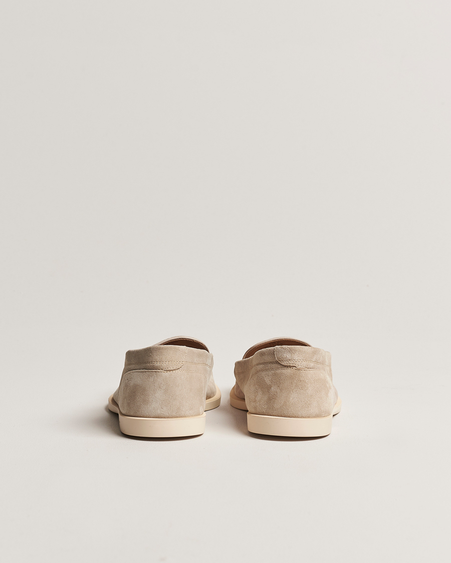 Herren | John Lobb Pace Summer Loafer Sand Suede | John Lobb | Pace Summer Loafer Sand Suede