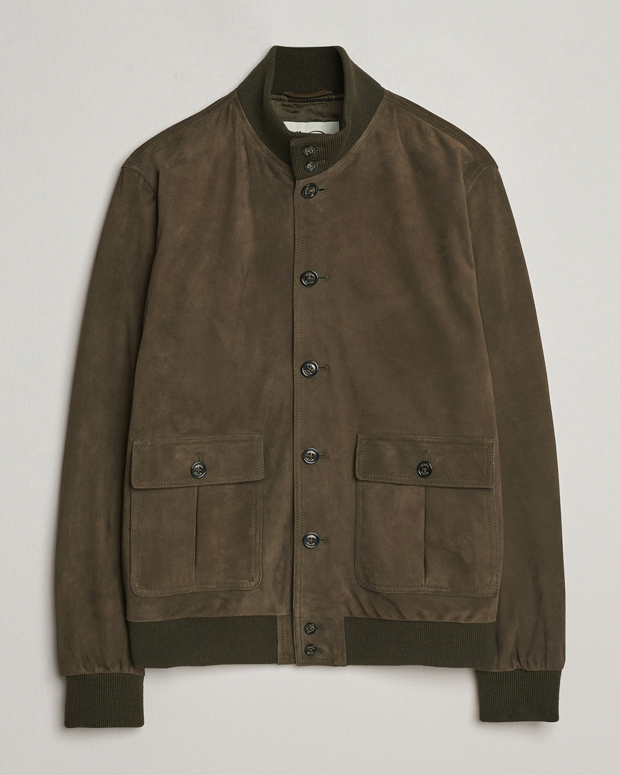 Herren | Jacken | Valstar | Valstarino Suede Jacket Muschio