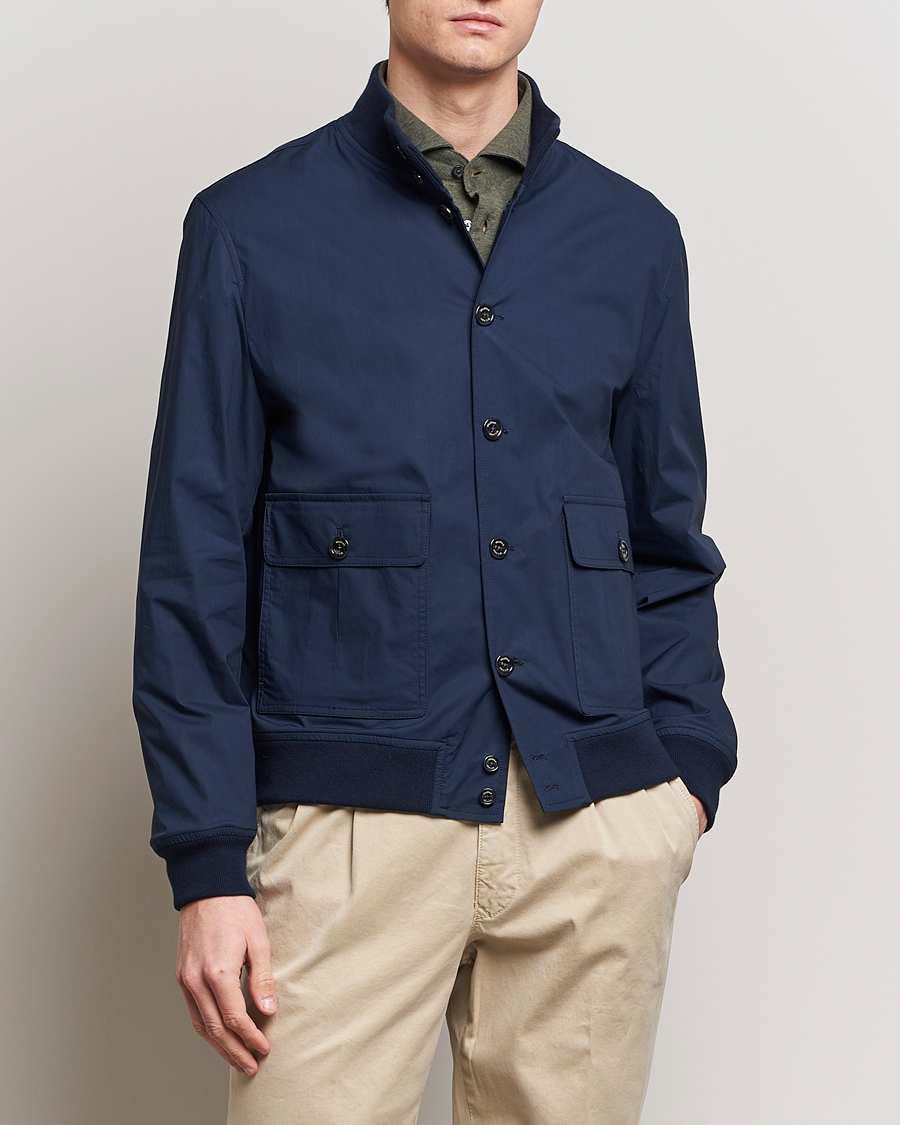 Herren | Italian Department | Valstar | Lightweight Cotton Valstarino Navy