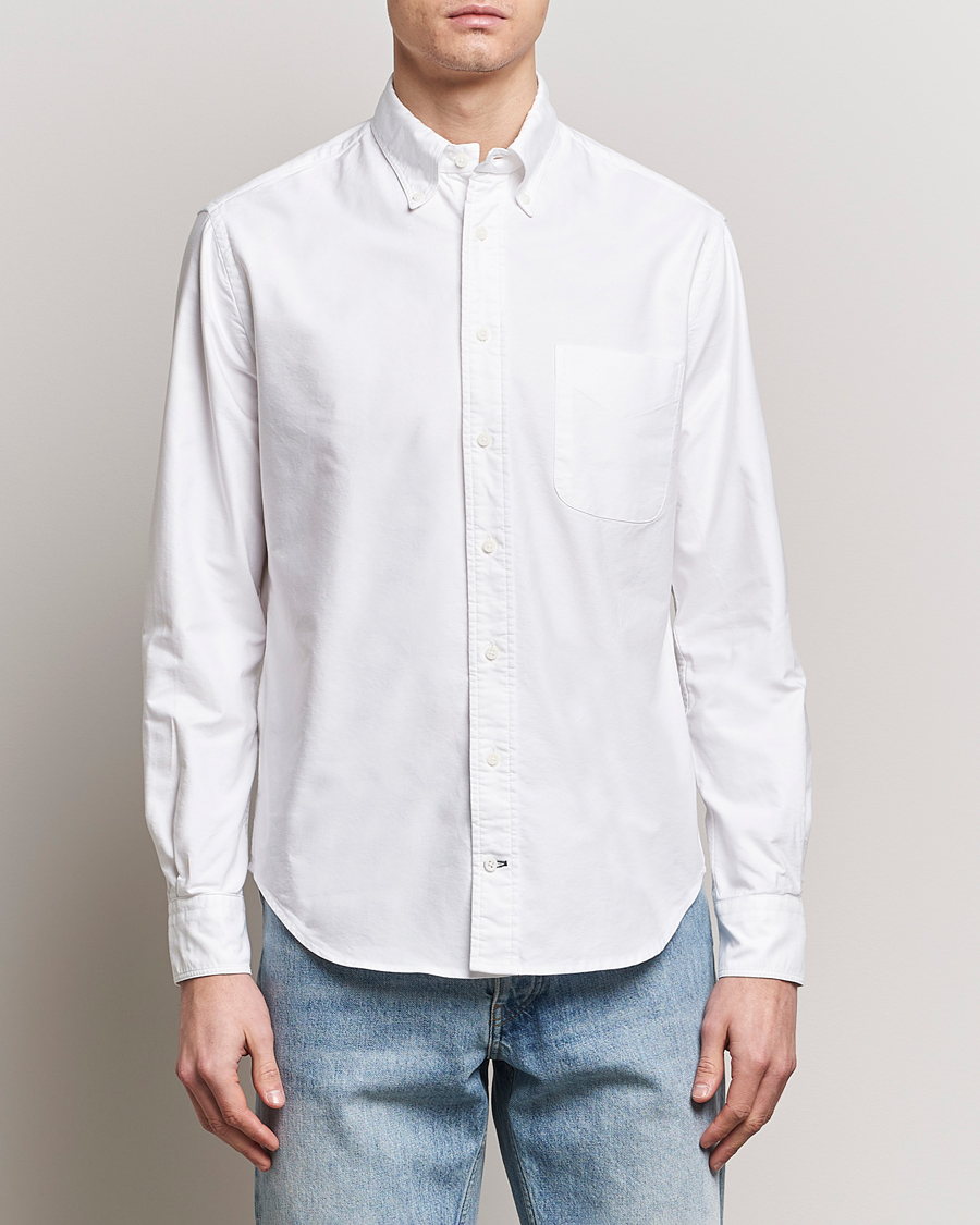 Herren | Wardrobe basics | Gitman Vintage | Button Down Oxford Shirt White