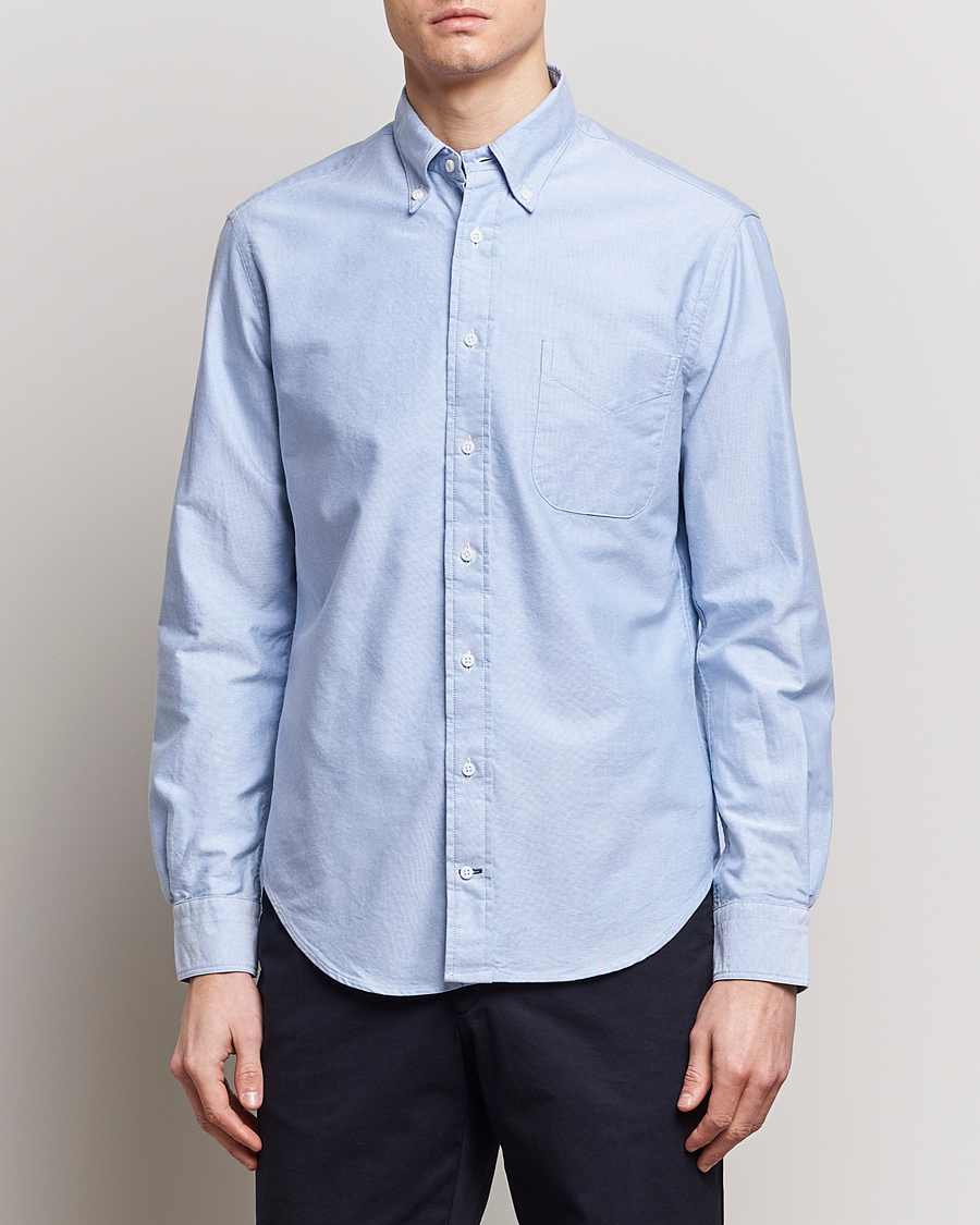 Herren |  | Gitman Vintage | Button Down Oxford Shirt Light Blue