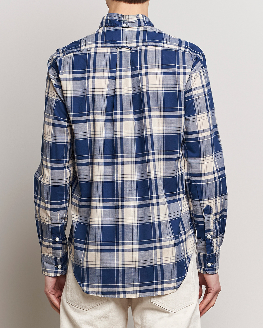 Herren | Hemden | Gitman Vintage | Button Down Madras Shirt Blue Check