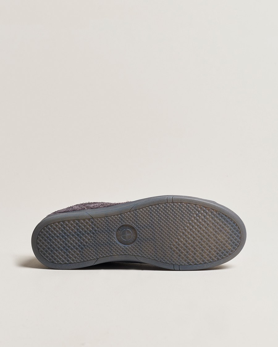 Herren | Stone Island S0101 Suede Sneakers Blue Grey | Stone Island | S0101 Suede Sneakers Blue Grey