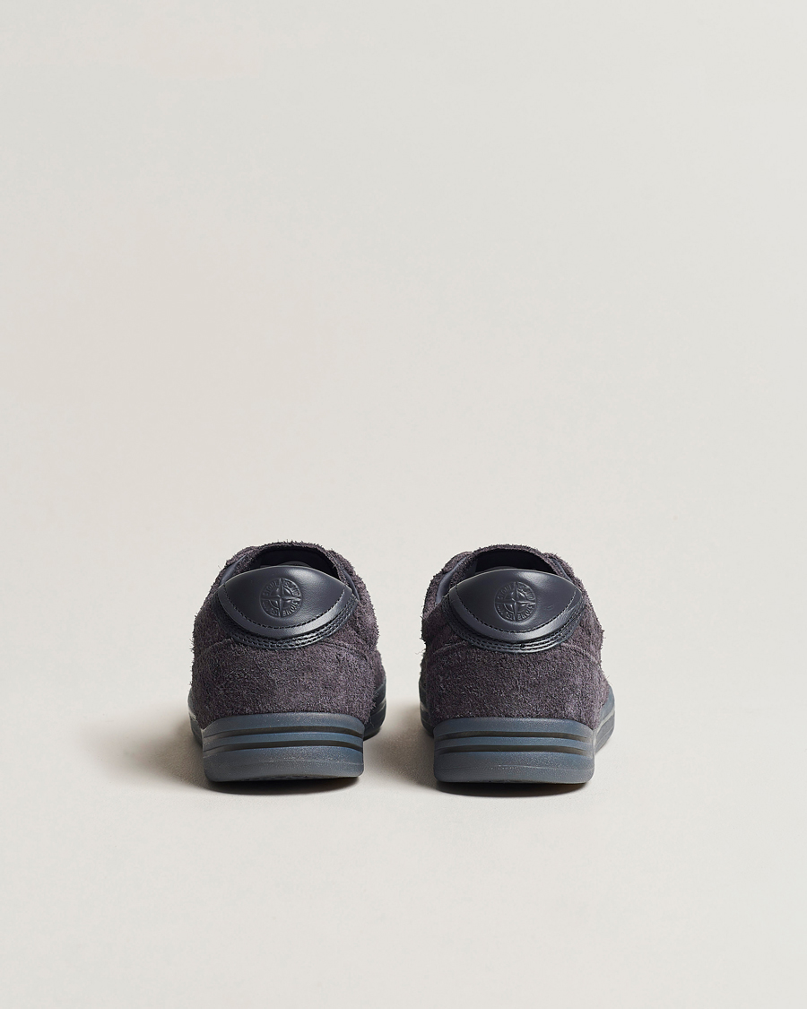 Herren | Stone Island S0101 Suede Sneakers Blue Grey | Stone Island | S0101 Suede Sneakers Blue Grey