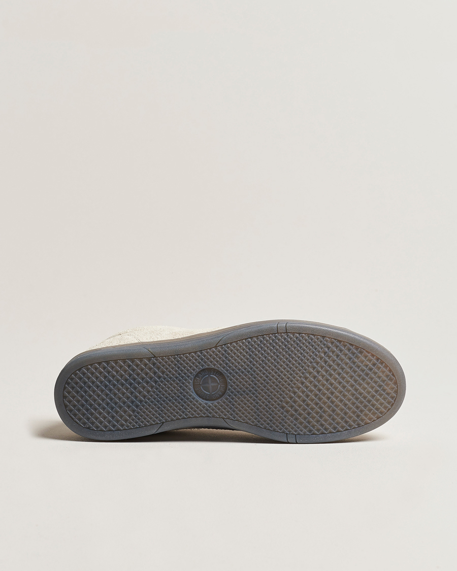 Herren | Stone Island S0101 Suede Sneakers Natural Beige | Stone Island | S0101 Suede Sneakers Natural Beige
