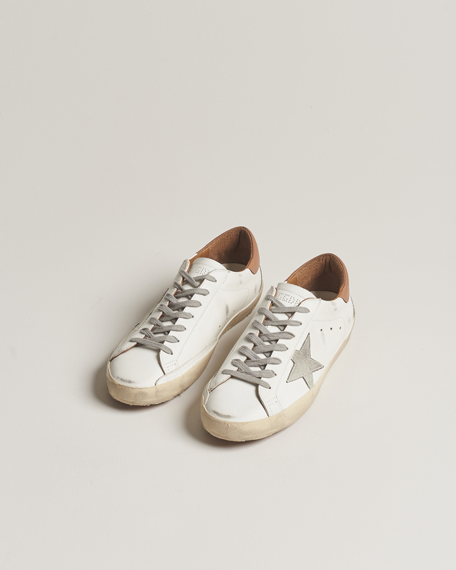 Herren | Luxury Brands | Golden Goose | Deluxe Brand Super-Star Sneaker White/Caramel