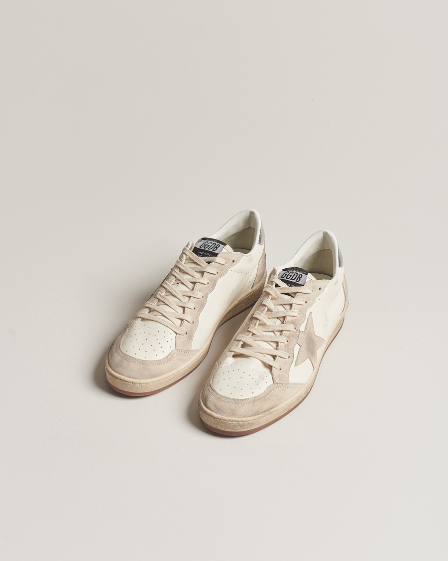 Men | Golden Goose | Golden Goose | Deluxe Brand Ball Star Sneakers White/Beige