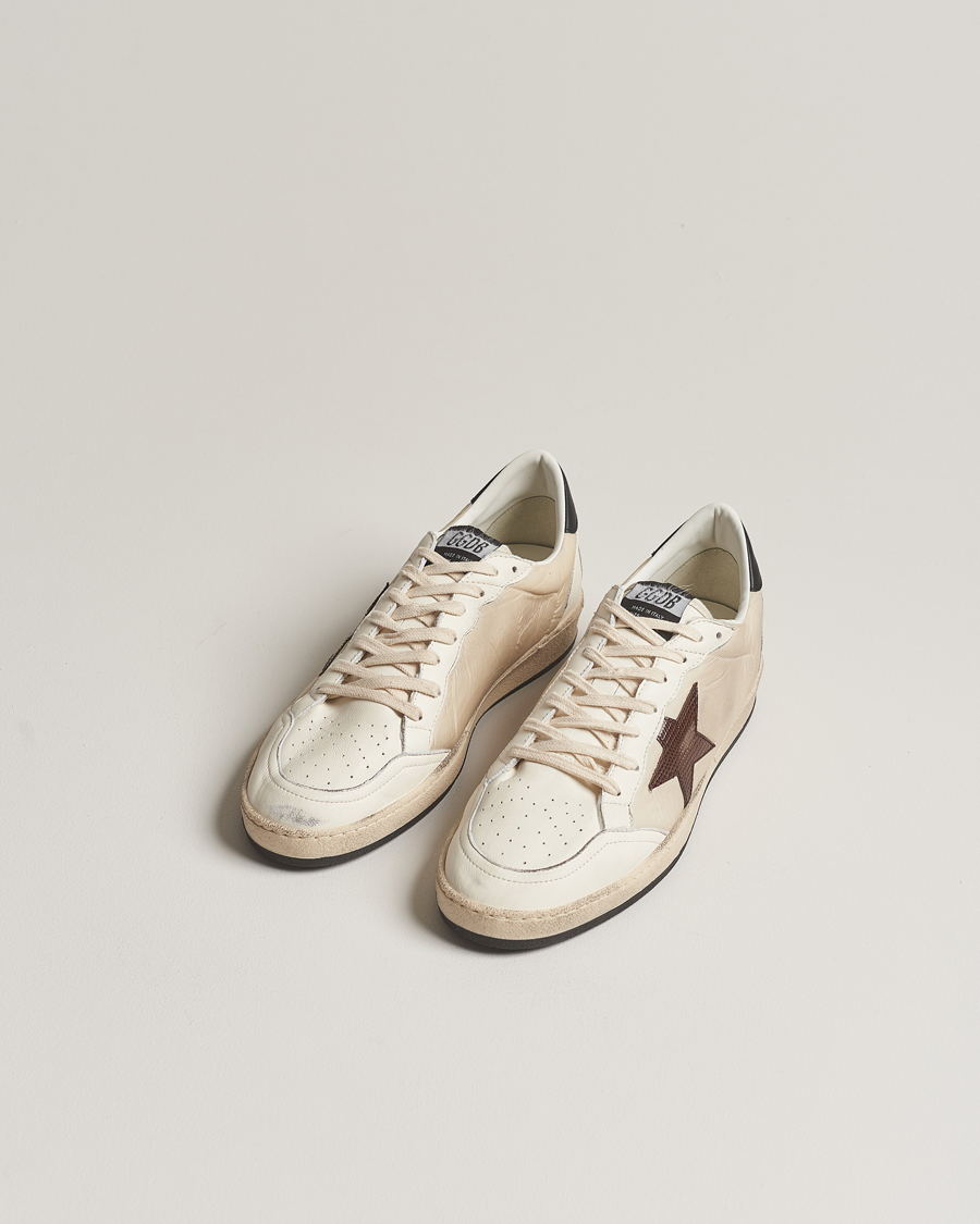 Herren | Schuhe | Golden Goose | Deluxe Brand Ball Star Sneakers Beige/Burgundy