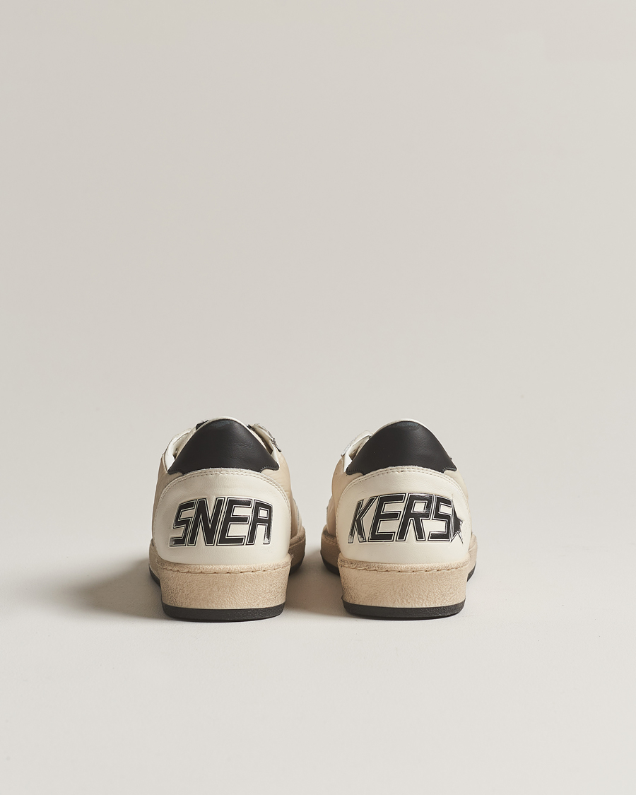 Herren | Golden Goose Deluxe Brand Ball Star Sneakers Beige/Burgundy | Golden Goose | Deluxe Brand Ball Star Sneakers Beige/Burgundy
