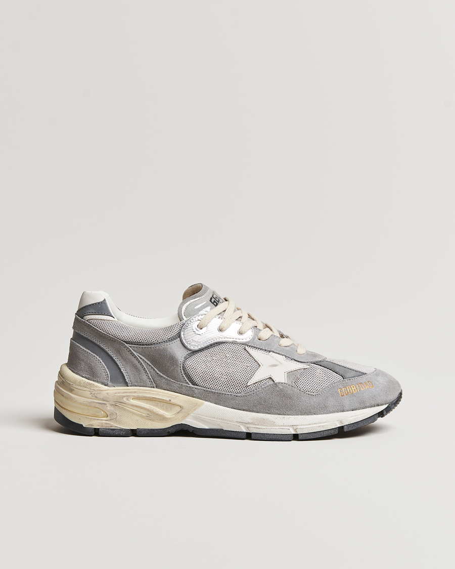 Herren | Golden Goose Deluxe Brand Running Dad Sneakers Grey Suede | Golden Goose | Deluxe Brand Running Dad Sneakers Grey Suede