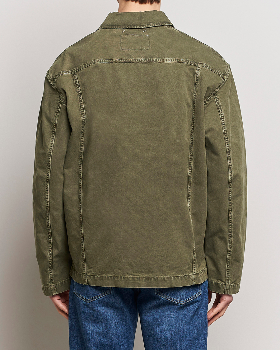 Herren | Jacken | Golden Goose | Deluxe Brand Garment Dyed Work Shirt Military Green