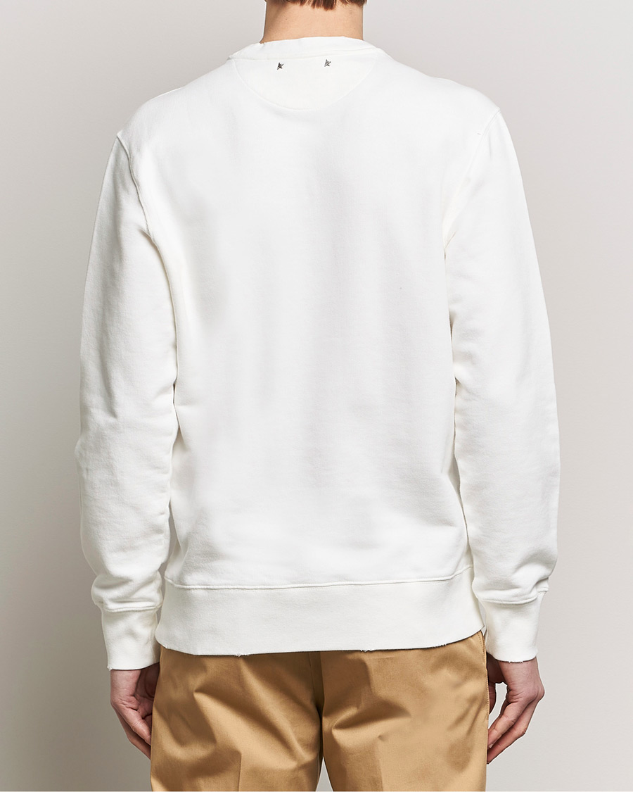 Herren | Pullover | Golden Goose | Deluxe Brand Distressed Jersey Sweatshirt Vintage White