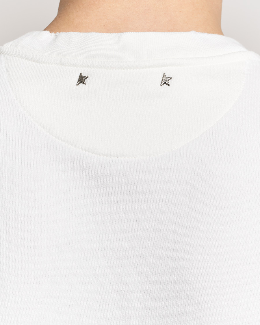 Herren | Pullover | Golden Goose | Deluxe Brand Distressed Jersey Sweatshirt Vintage White