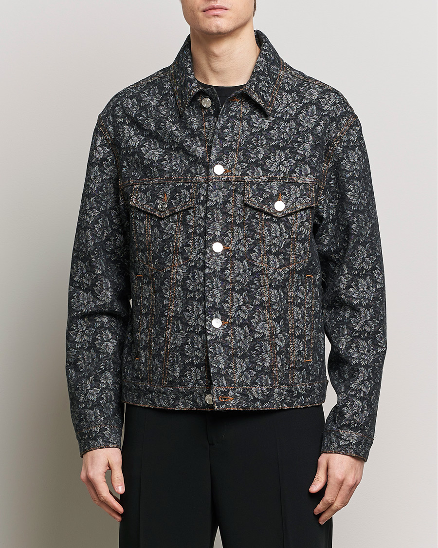 Herren | Jacken | Etro | Jacquard Denim Jacket Dark Blue