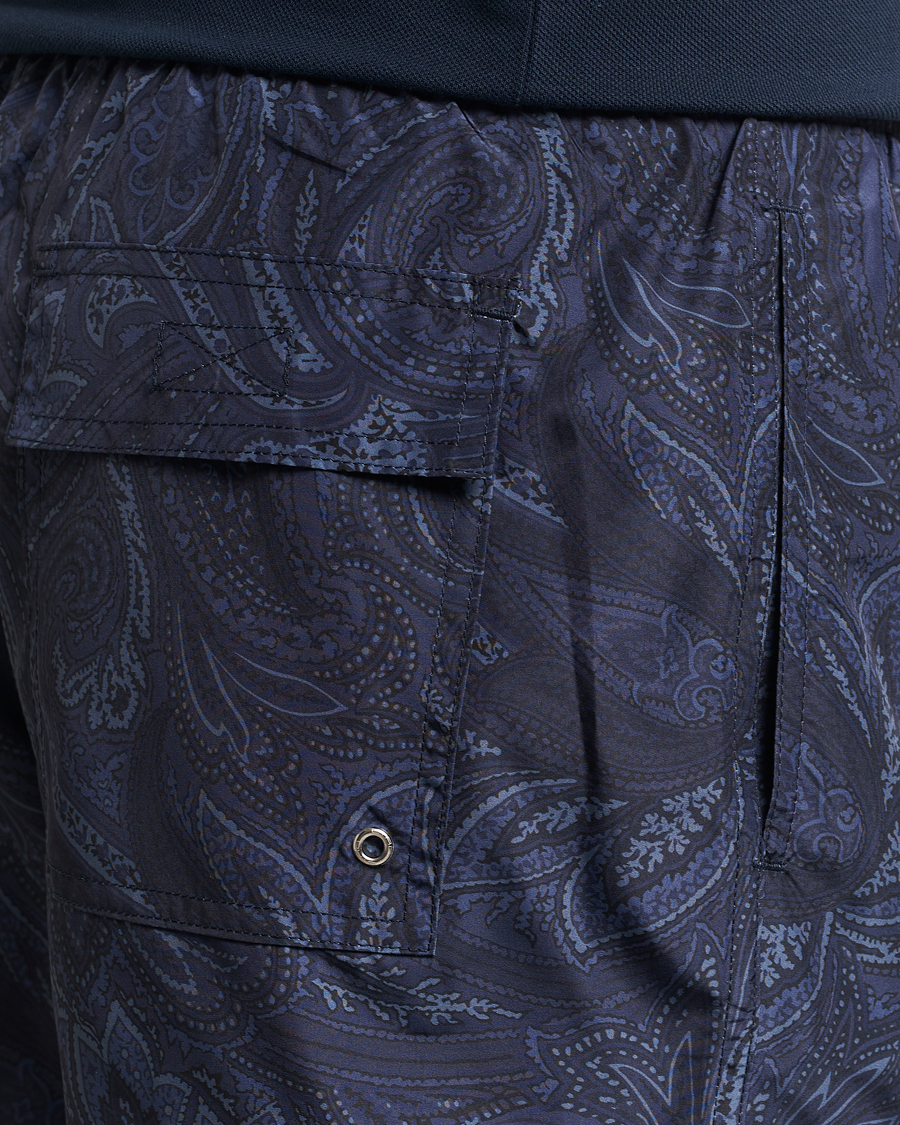 Herren | Badehosen | Etro | Tonal Paisley Swim Shorts Blue