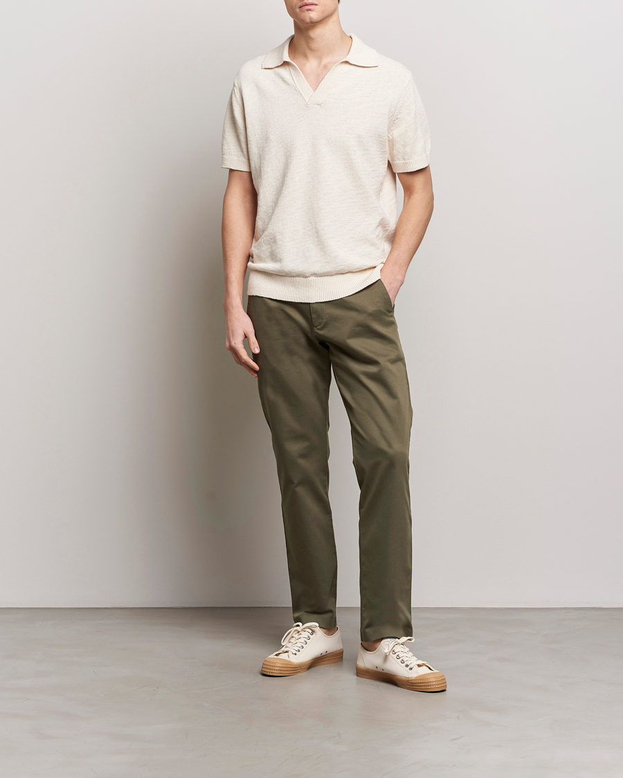 Herren | Hosen | NN07 | Theo Regular Fit Stretch Chinos Capers Green
