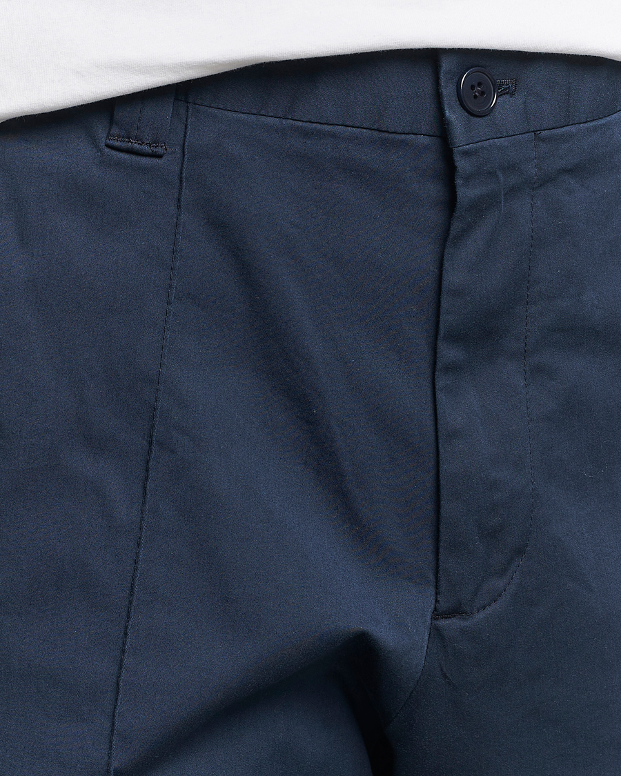 Herren | Hosen | NN07 | Tauber Pleated Trousers Navy Blue