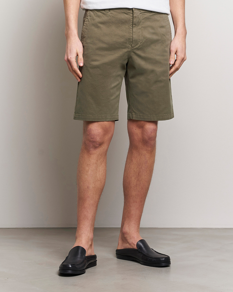 Herren | Chinoshorts | NN07 | Crown Shorts Capers Green