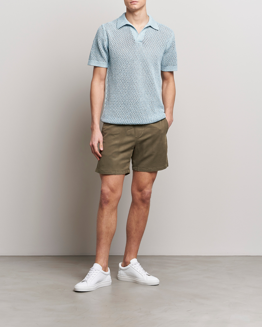 Herren | Shorts | NN07 | Gregor Tencel Drawstring Shorts Clay