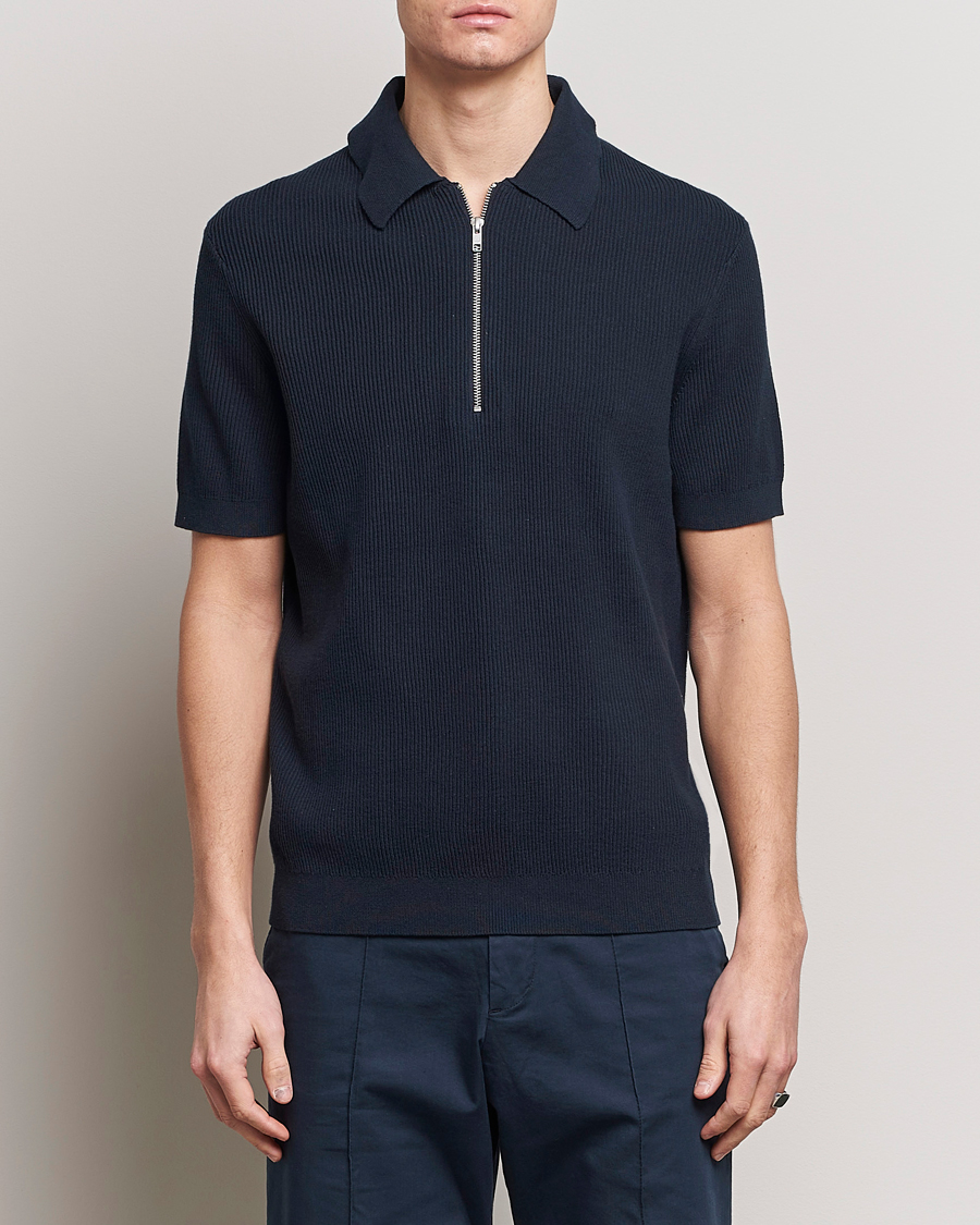 Herren |  | NN07 | Hansie Zip Polo Navy Blue