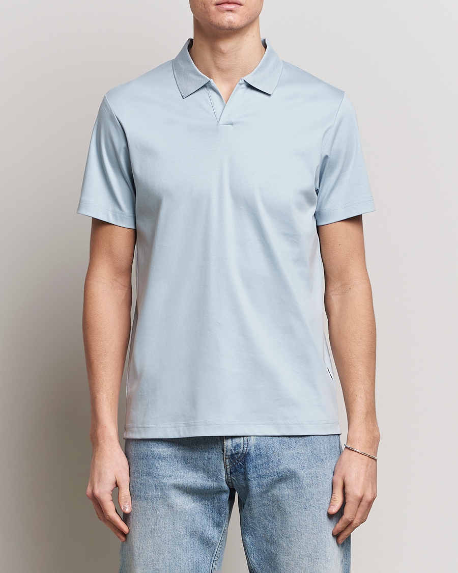 Herren | Kurzarm-Poloshirts | NN07 | Paul Polo Ashley Blue