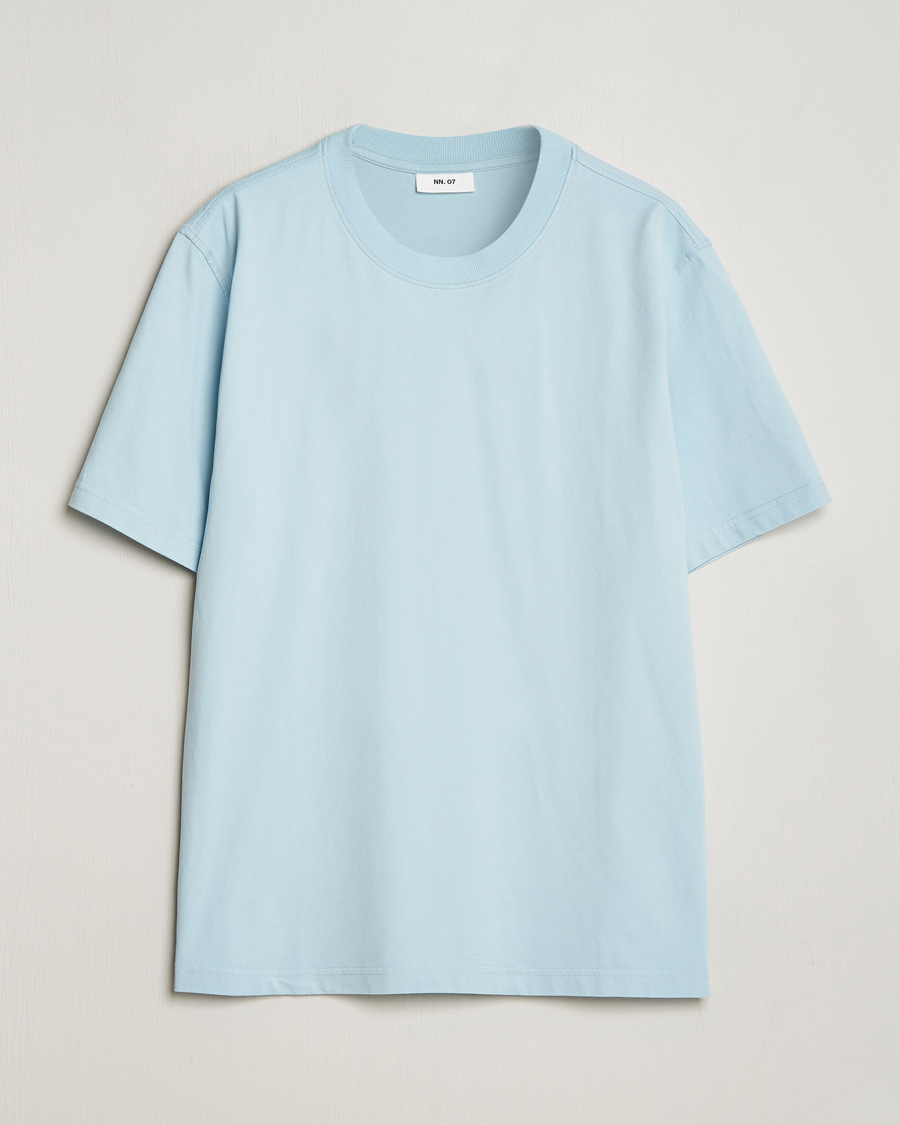 Herren | T-Shirts | NN07 | Adam Pima Crew Neck T-Shirt Winter Sky