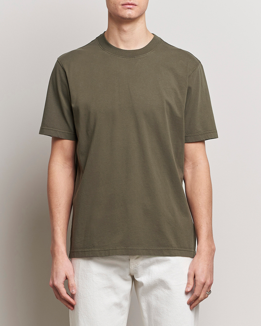 Herren |  | NN07 | Adam Pima Crew Neck T-Shirt Capers Green