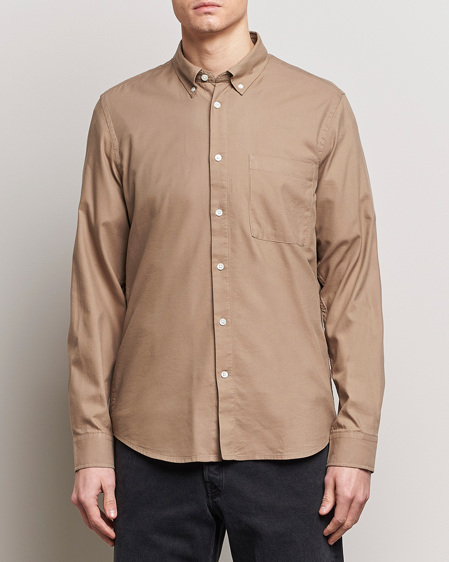 Herren | Hemden | NN07 | Arne Tencel Shirt Greige