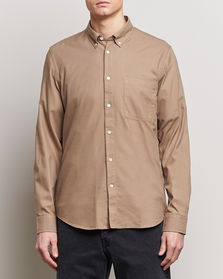 Herren | Business & Beyond | NN07 | Arne Tencel Shirt Greige