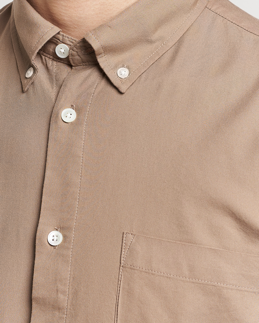 Herren | Hemden | NN07 | Arne Tencel Shirt Greige