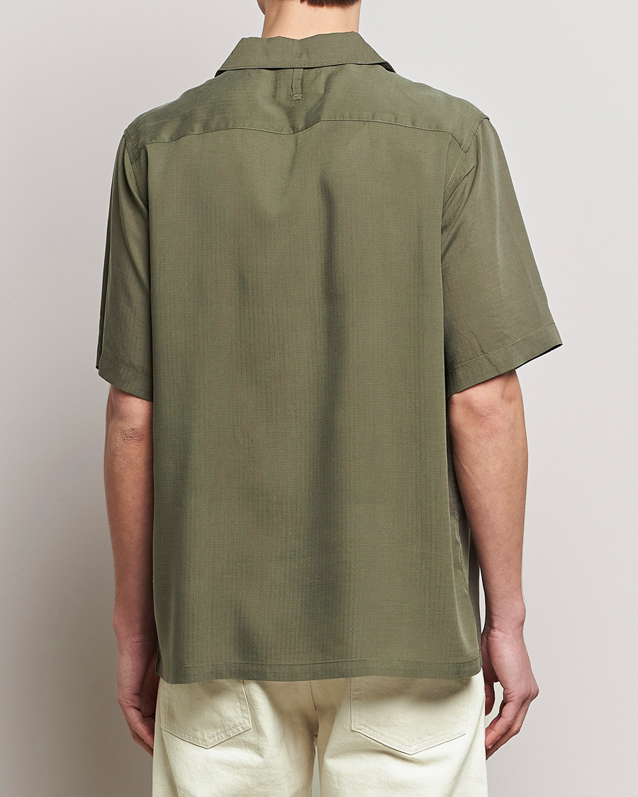 Herren | Hemden | NN07 | Julio Ripstop Short Sleeve Shirt Capers Green