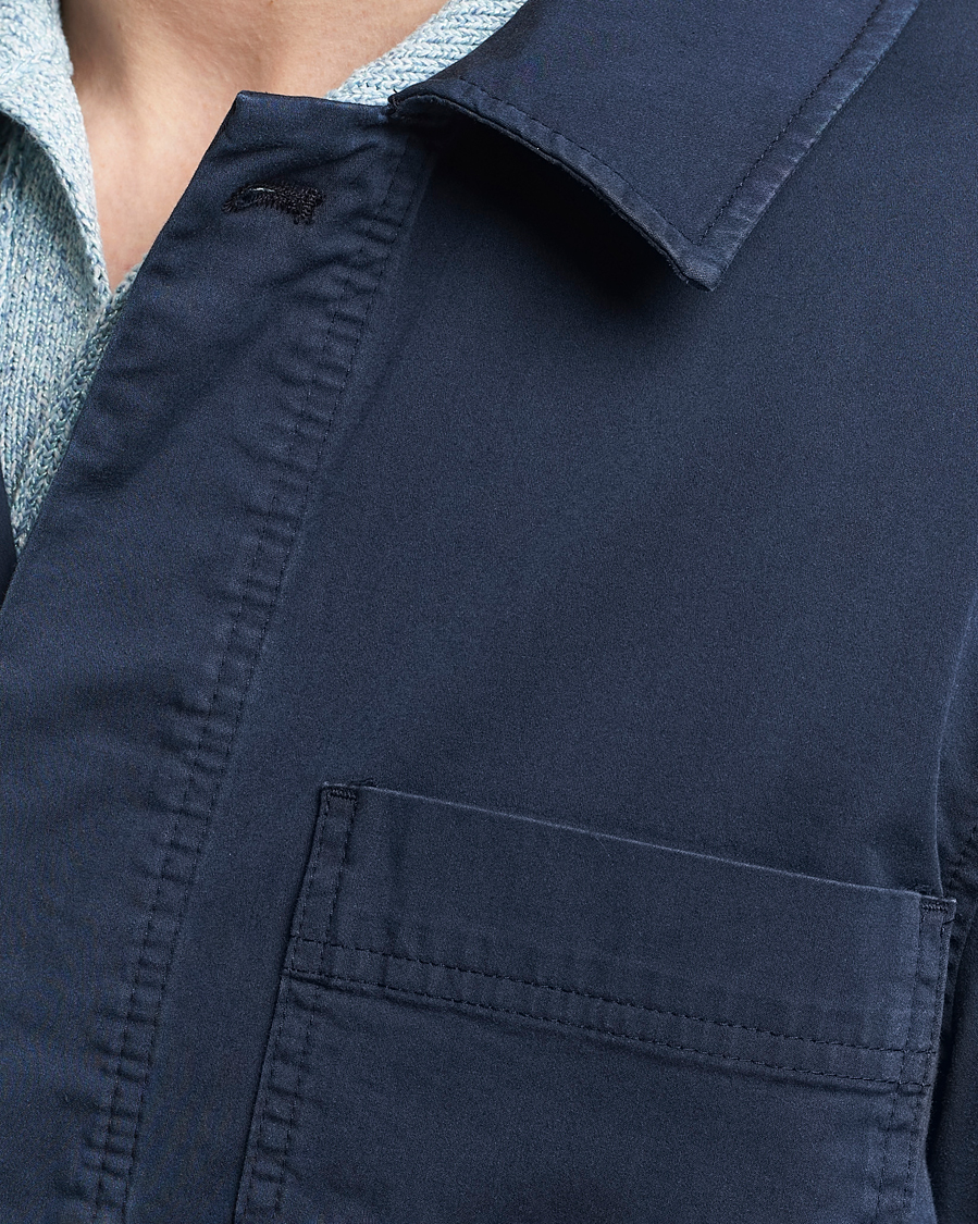 Herren | Hemden | NN07 | Olav Overshirt Navy Blue