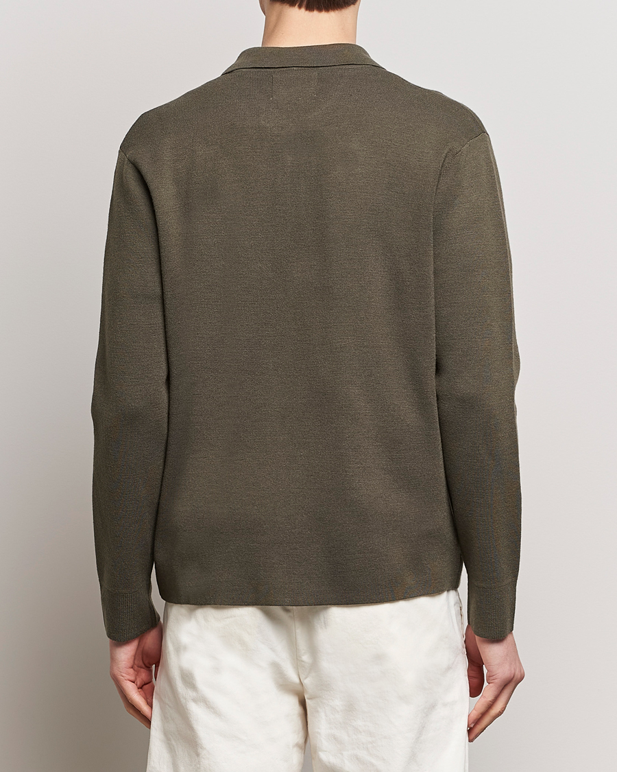 Herren | Pullover | NN07 | Harald Full Zip Capers Green