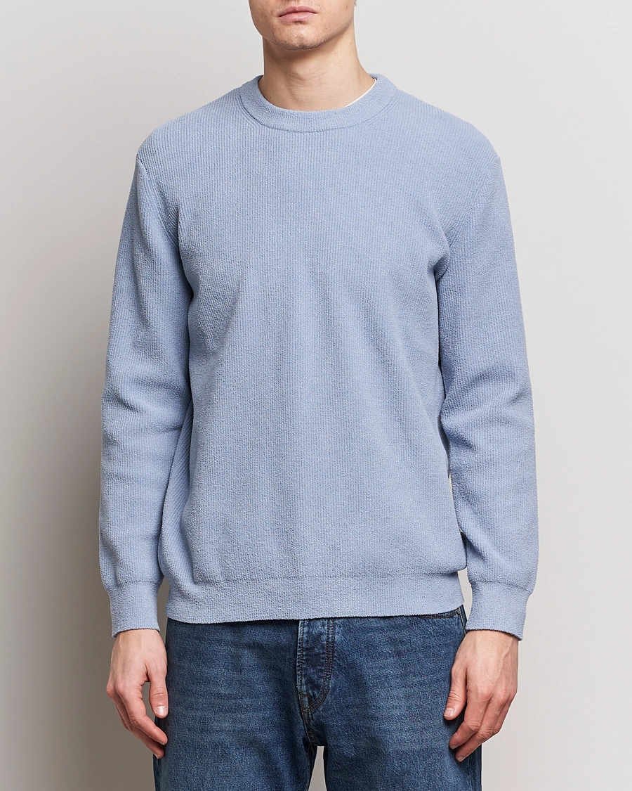 Men | Knitted Jumpers | NN07 | Danny Knitted Sweater Ashley Blue