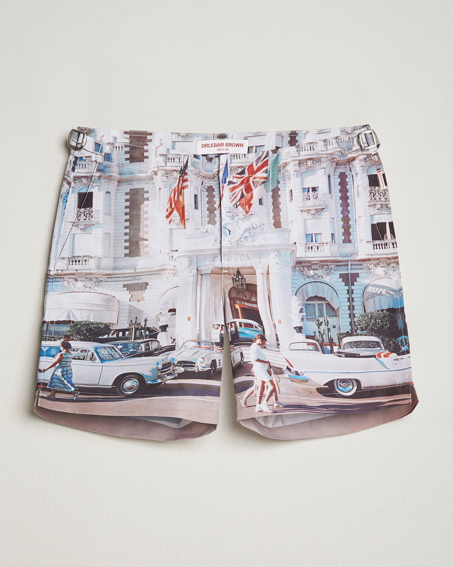 Herren | Badehosen | Orlebar Brown | Bulldog Photographic Swimshorts Carlton Cannes