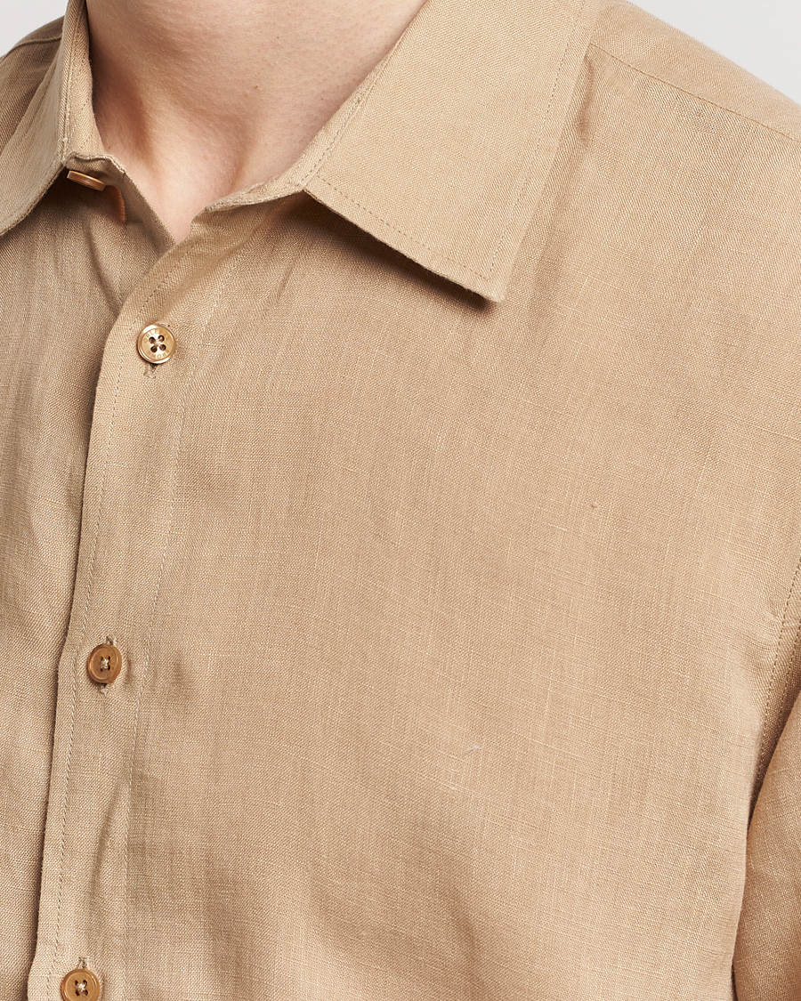 Herren | Hemden | Orlebar Brown | Justin Linen Shirt Biscuit