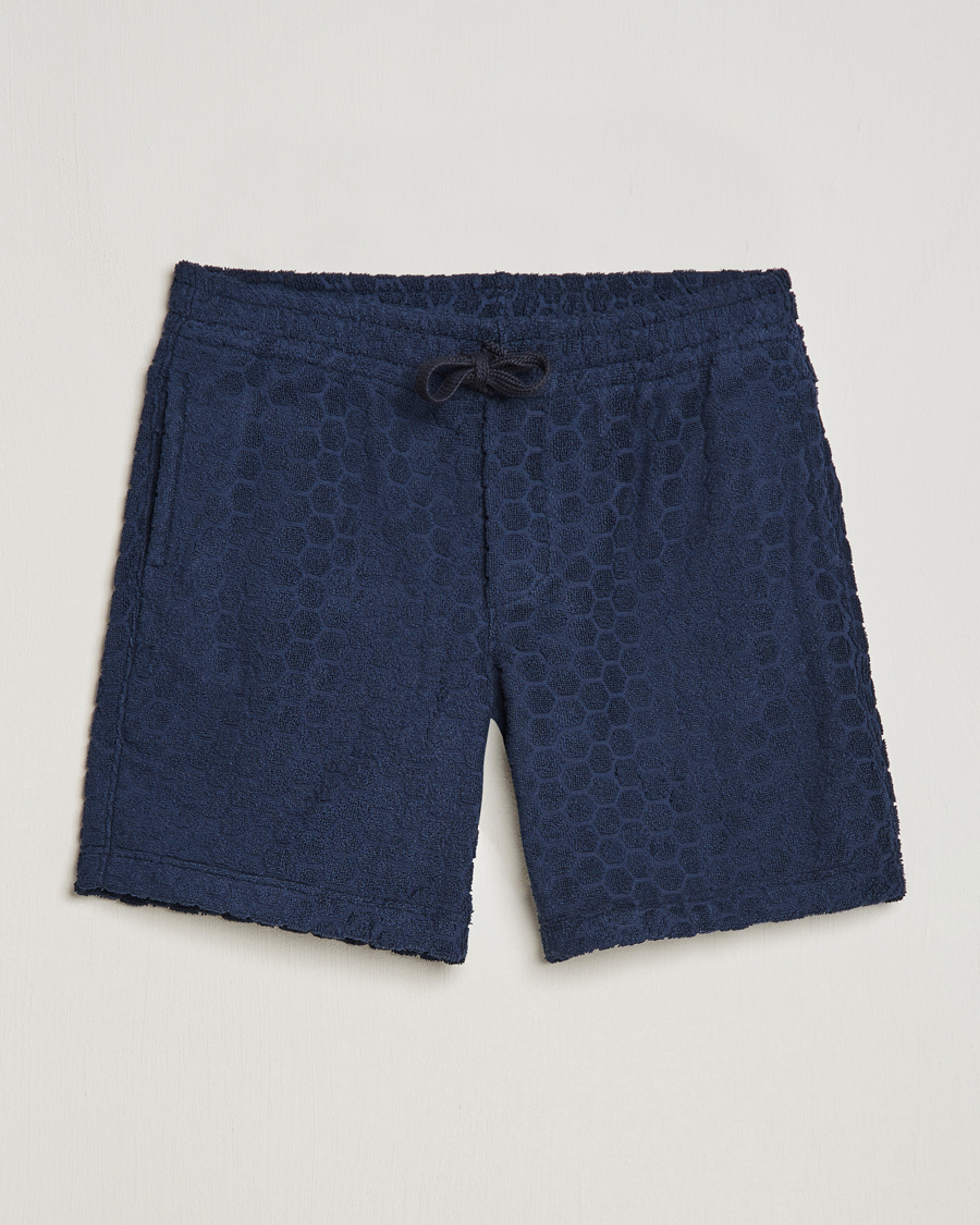 Herren | Shorts | Orlebar Brown | Trevorne Atom Towelling Shorts Night Iris