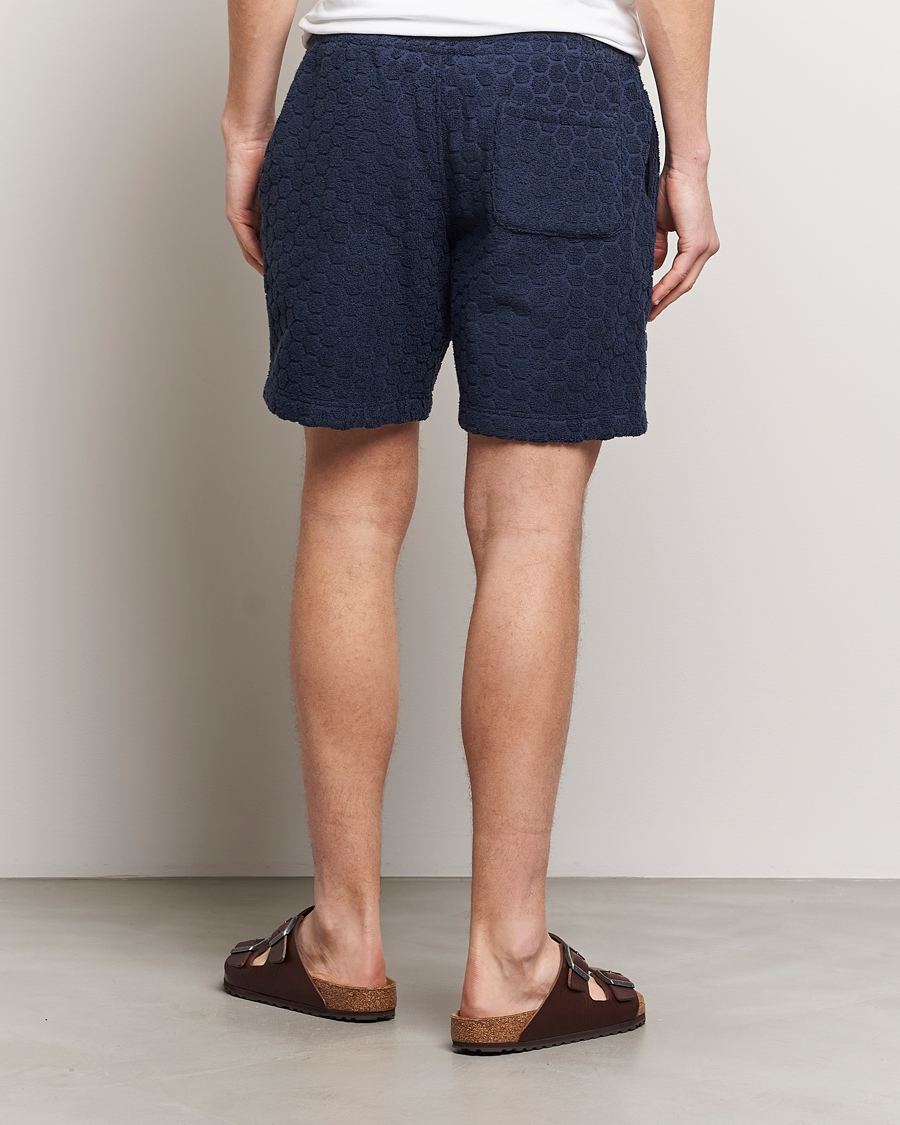 Herren | Shorts | Orlebar Brown | Trevorne Atom Towelling Shorts Night Iris