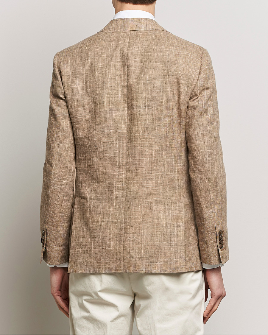 Herren | Sakkos | Morris Heritage | Mike Cotton/Linen Structure Blazer Light Brown