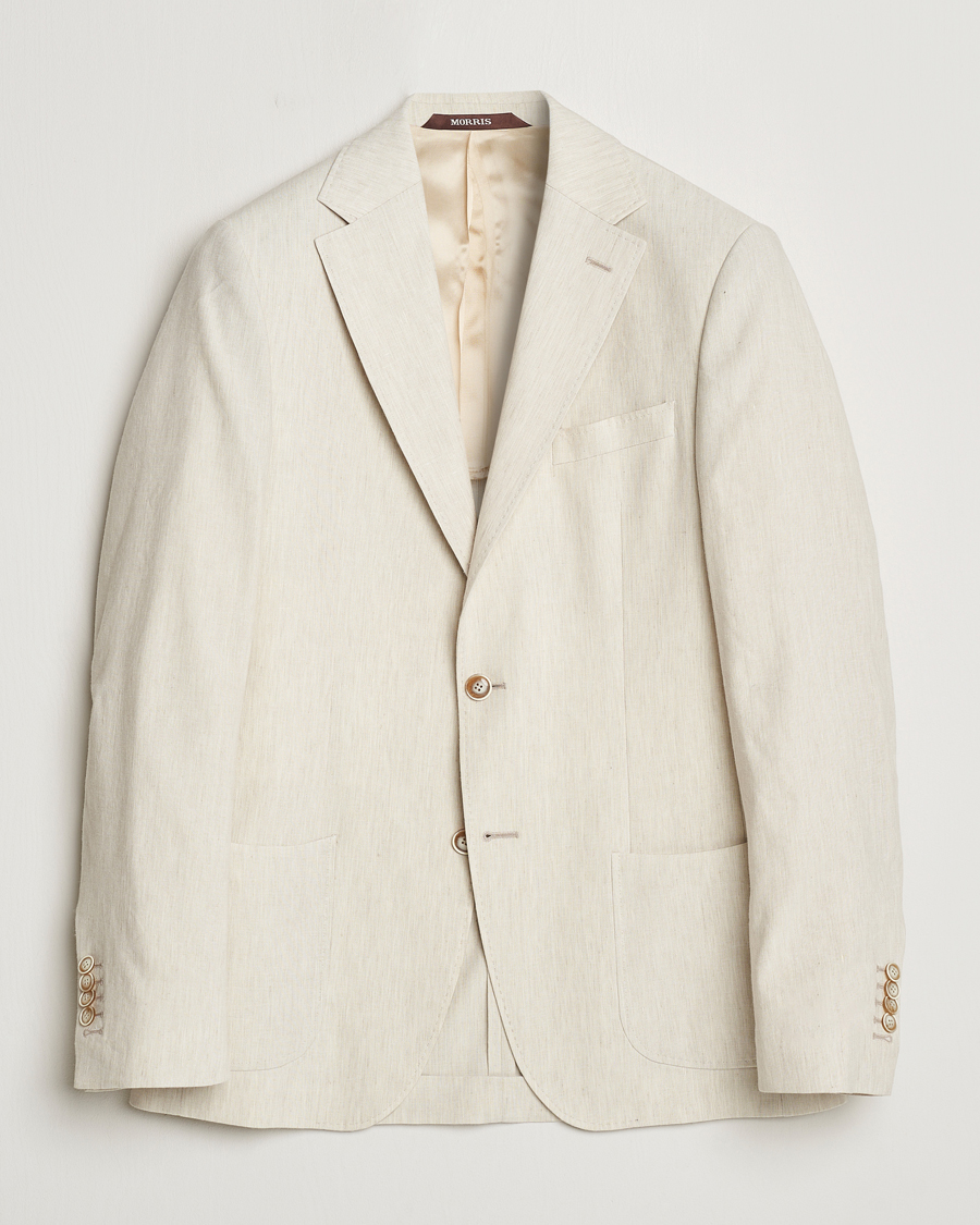 Herren | Sakkos | Morris Heritage | Summer Linen Blazer Beige