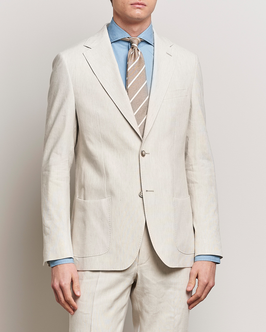 Herren | Kleidung | Morris Heritage | Summer Linen Blazer Beige